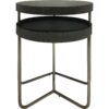 Pimlico Black Tinted Glass Side Tables Set - Image 3