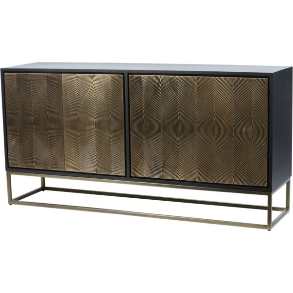 Catriona Embossed 4 Door Credenza